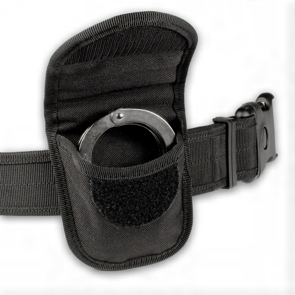 Protec Chained and Folding Handcuff Pouch - Police Supplies