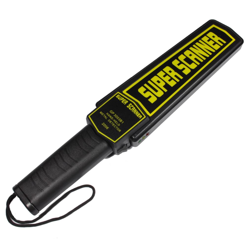 Super Scanner Hand Held Metal Detector - Police Supplies