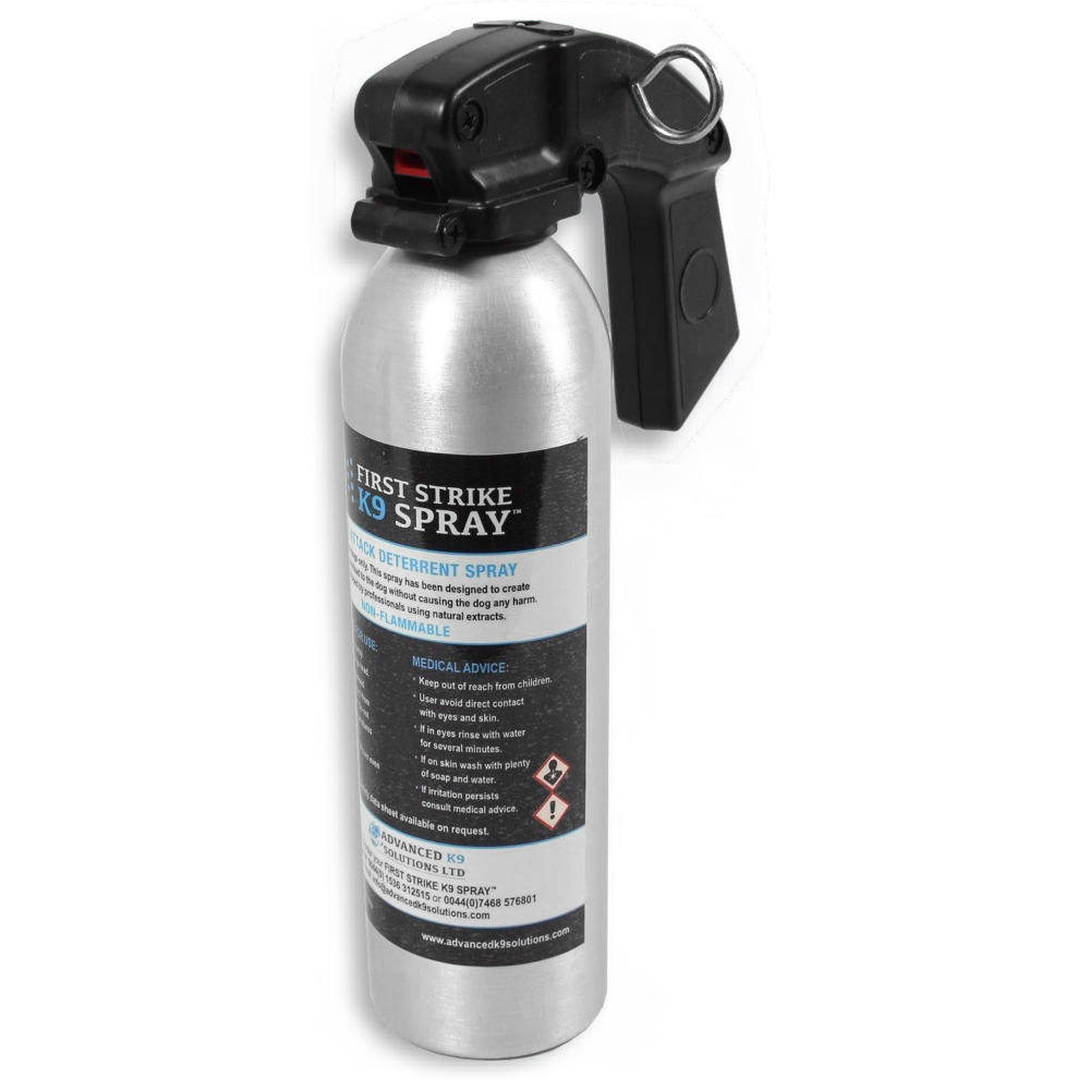 First Strike K9 Dog Deterrent Spray Large 600ml Police Supplies