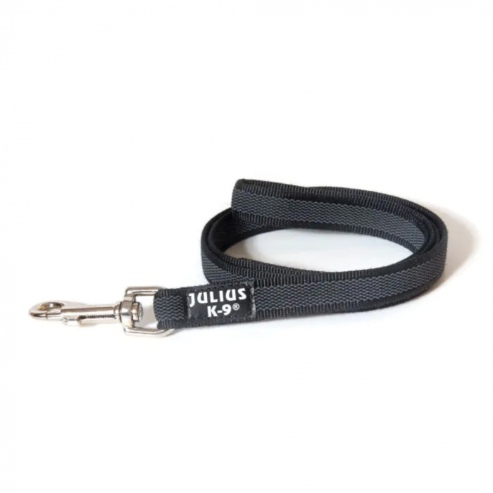 JULIUS K9 20mm Color Grey Super Grip Dog Lead Buy today with next day delivery