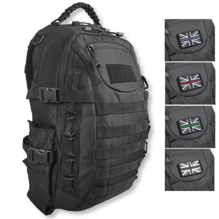 Tactical backpack with laptop sleeve on sale