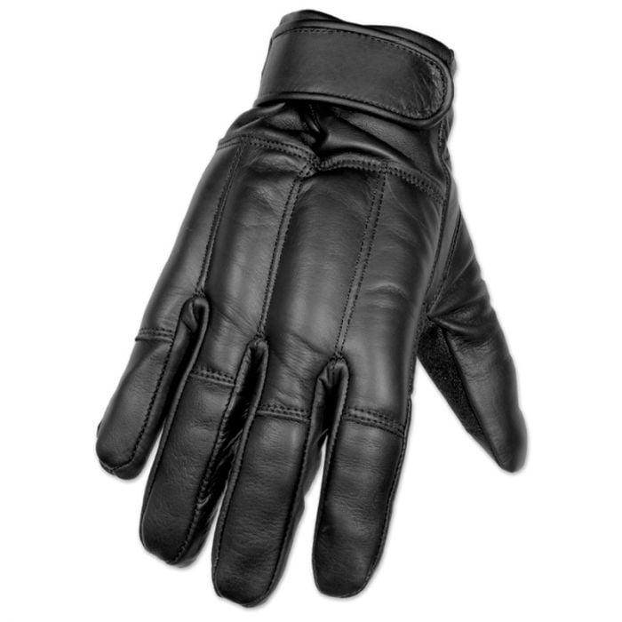 leather gloves with sand in knuckles