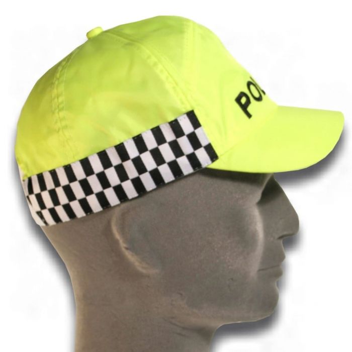 yellow police cap