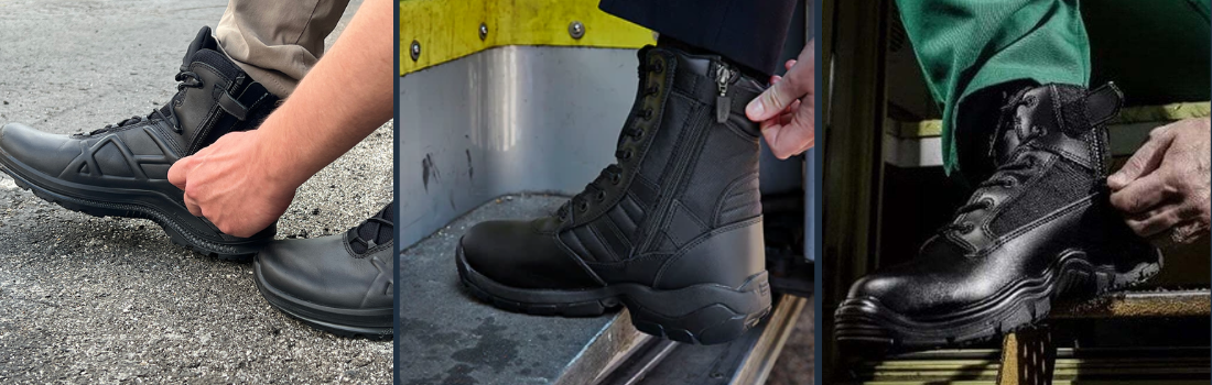 Best side zip police boot